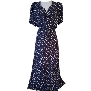 Monoprix Polka Dot Midi Dress
